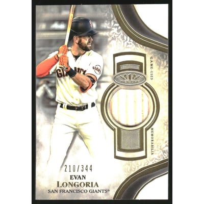 2021 Topps Tier One Relics #T1REL Evan Longoria/344