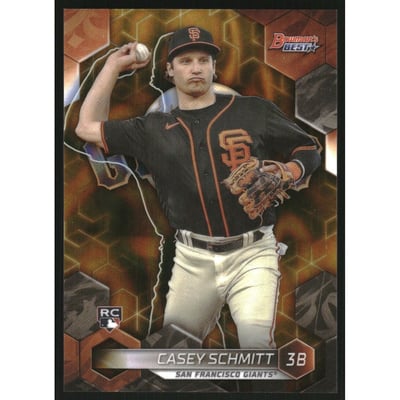 2023 Bowman's Best Gold Lava Refractors #23 Casey Schmitt