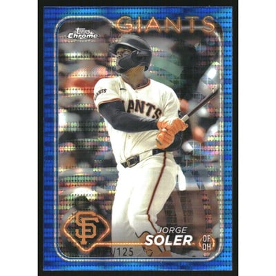 2024 Topps Chrome Blue Sonar Refractors #223 Jorge Soler