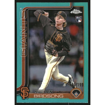 2025 Topps Chrome Aqua Refractors #138 Hayden Birdsong