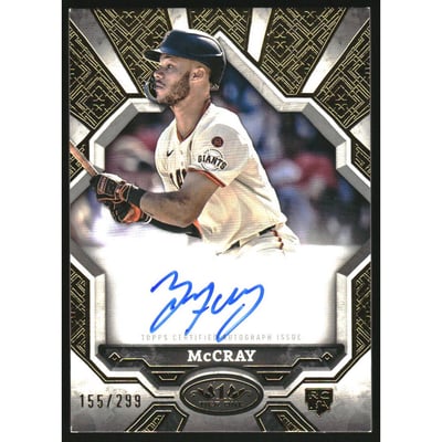 2025 Topps Tier One Break Out Autographs #BOAGM Grant McCray