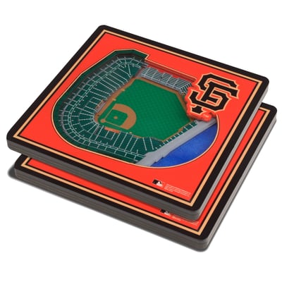 San Francisco Giants Fanpoint 3D StadiumView Coasters