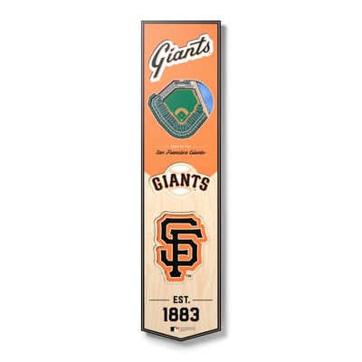 San Francisco Giants Fanpoint 8'' x 32'' 3D StadiumView Banner