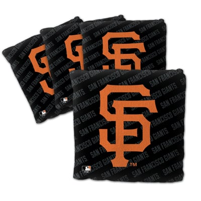 San Francisco Giants Fanpoint Four-Piece Cornhole Bag Set