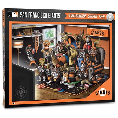 San Francisco Giants Fanpoint Purebred Fans 18'' x 24'' A Real Nailbiter 500-Piece Puzzle