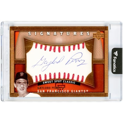 Gaylord Perry San Francisco Giants Autographed 2005 Upper Deck Sweet Spot Classic Signatures #GP Card 