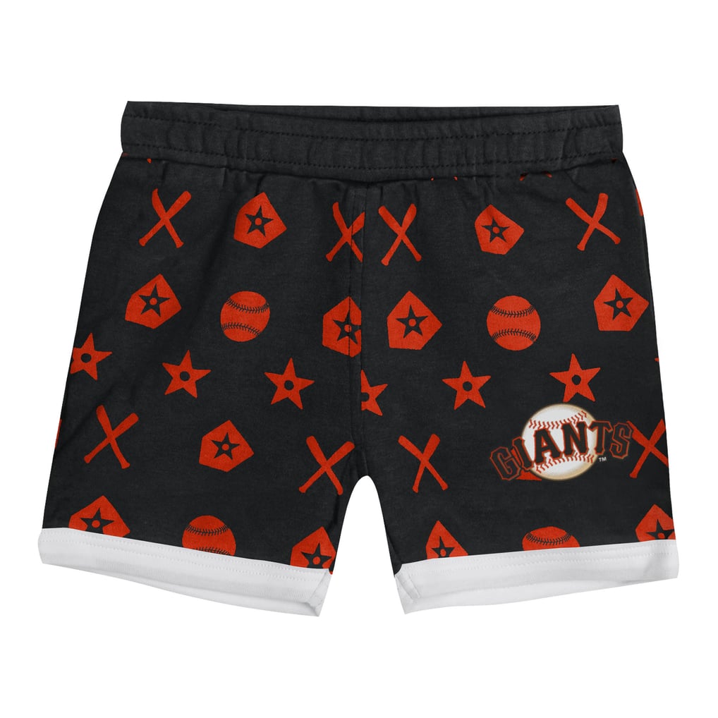  San Francisco Giants Infant On Deck 2-Piece Diaper Cover Set - Black