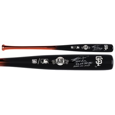 Jeff Kent San Francisco Giants Autographed Fanatics Authentic Big Time Bats Chrome Bat with Multiple Inscriptions - Limited Edition #1/5