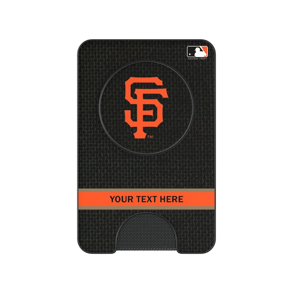 San Francisco Giants Keyscaper Personalized Solid PopSockets Magnetic Wallet