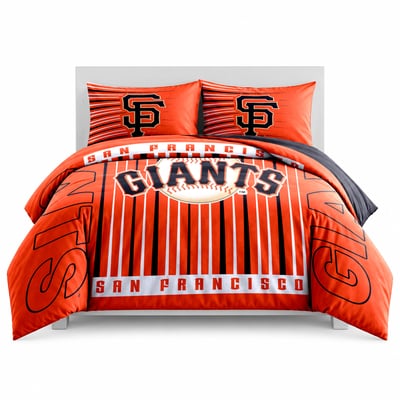 San Francisco Giants Logo Brands Momentum 5-Piece Full/Queen Bedding Set