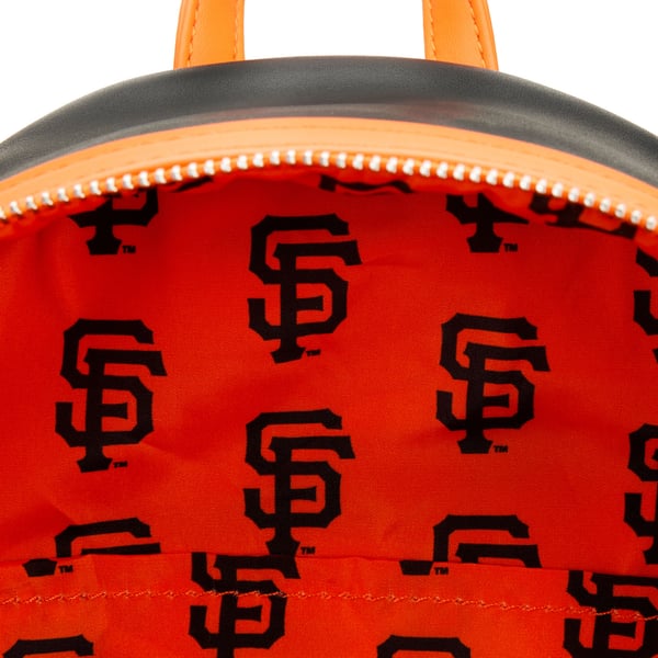 Montana West Licensed San Francisco Giants Orange Backpack San Francisco Giants Loungefly Patches Mini Backpack main image 2