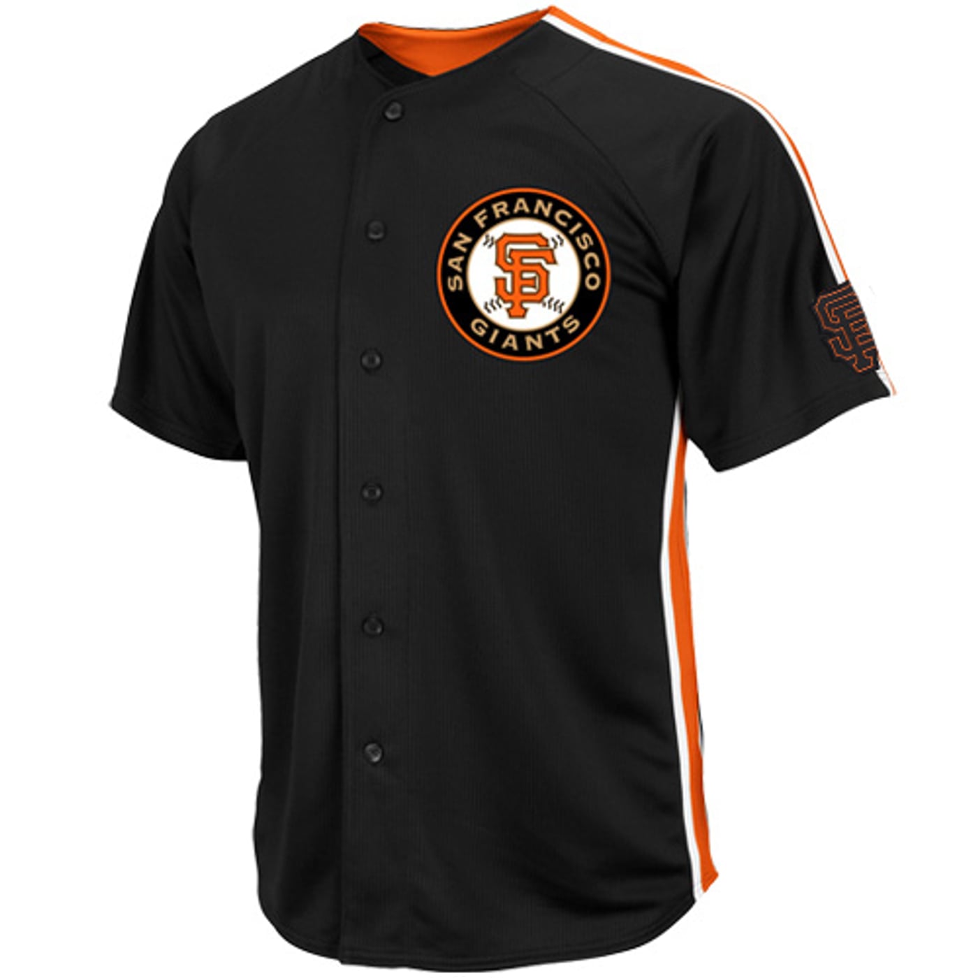 Majestic Buster Posey San Francisco Giants Crosstown Rivalry Jersey - Black