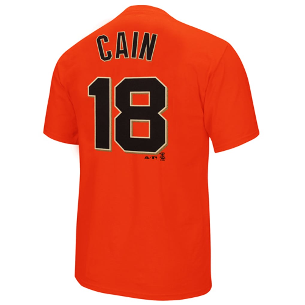 Maillot De Baseball Giants Majestic Cool Base - Taille Youth Small, Orange Et Noir