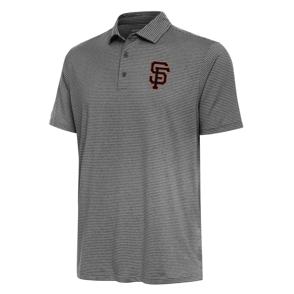  San Francisco Giants Antigua Scheme Polo - Heather Black