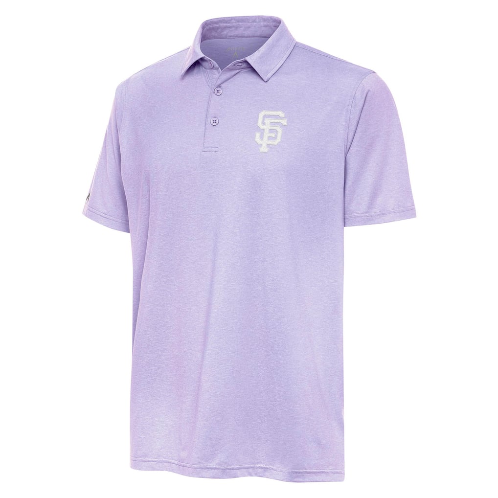  San Francisco Giants Antigua Par 3 Polo - Lavender