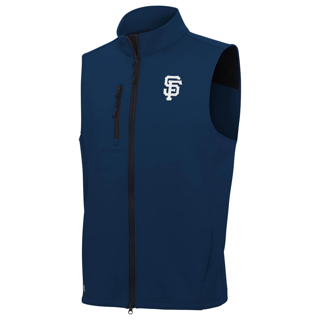  San Francisco Giants Antigua Demand Full-Zip Vest - Navy