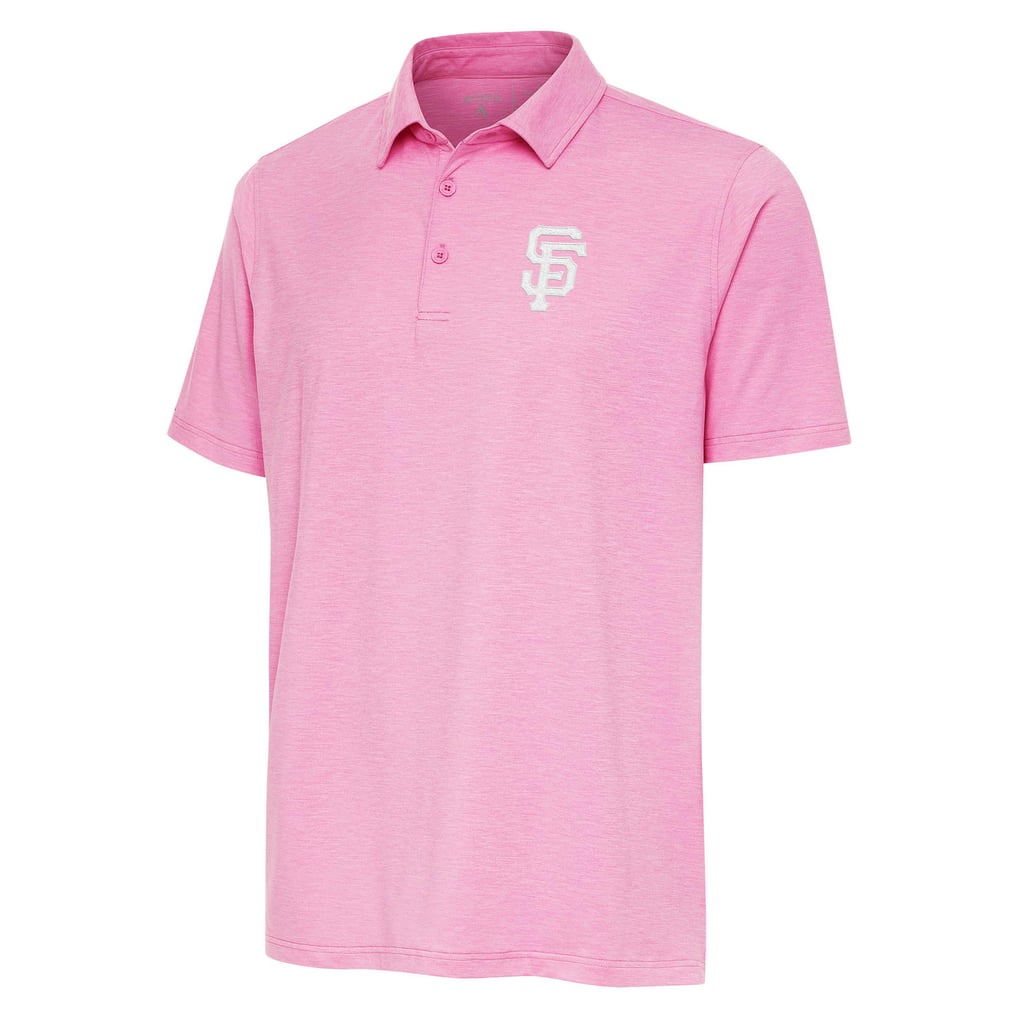  San Francisco Giants Antigua Par 3 Polo - Pink