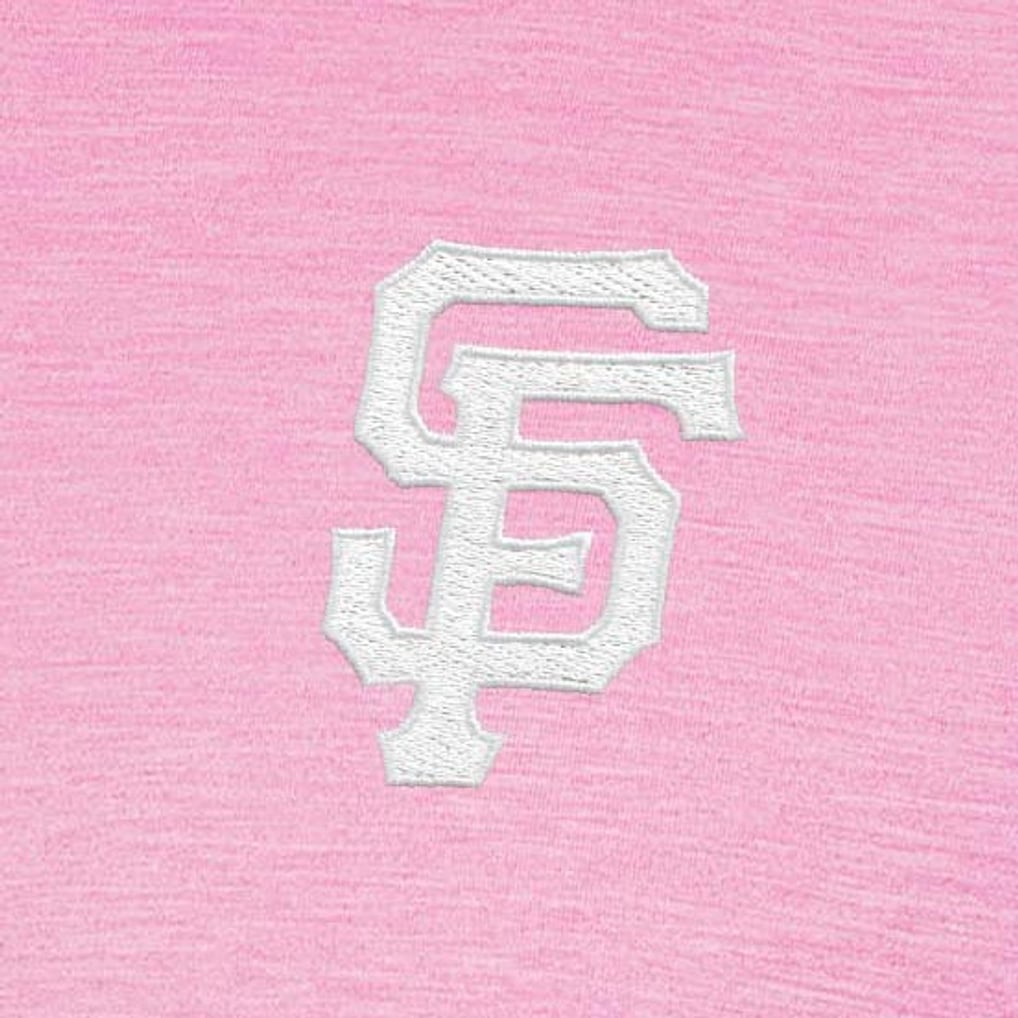  San Francisco Giants Antigua Par 3 Polo - Pink