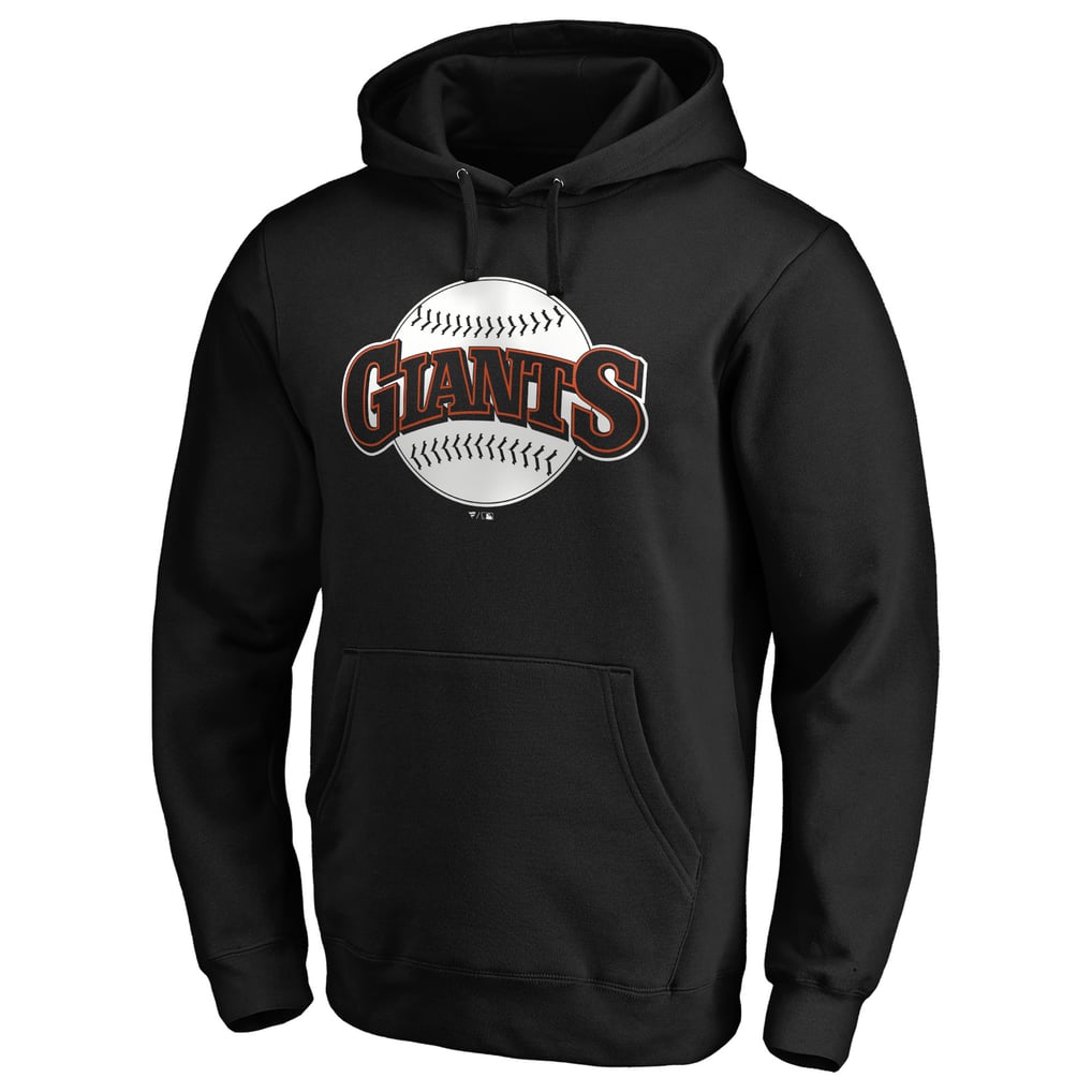 San Francisco Giants Cooperstown Collection Huntington Logo Fitted Pullover Hoodie - Black