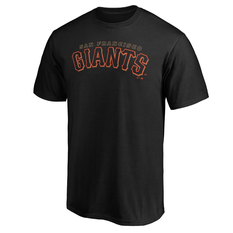 Men's San Francisco Giants Black Giants Alternate Club Lettering T-Shirt