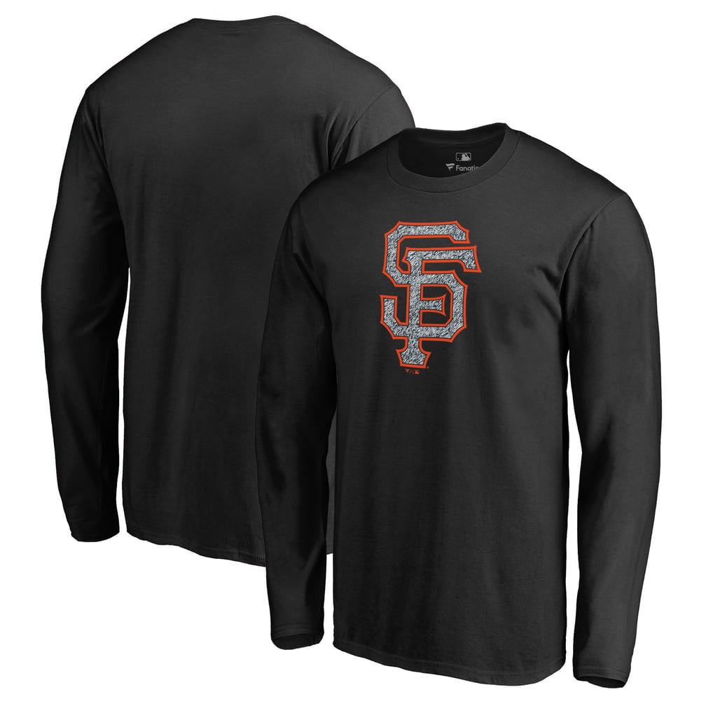 San Francisco Giants Static Logo Long Sleeve T-Shirt - Black