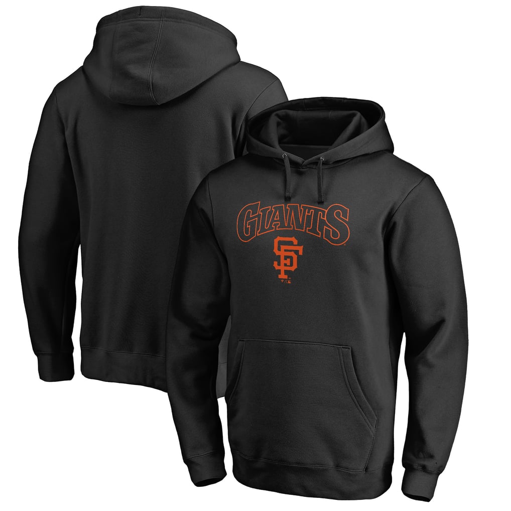 San Francisco Giants Vintage Cooperstown Collection Wahconah Fitted Pullover Hoodie - Black