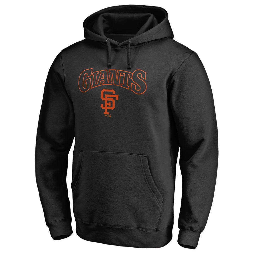 San Francisco Giants Vintage Cooperstown Collection Wahconah Fitted Pullover Hoodie - Black