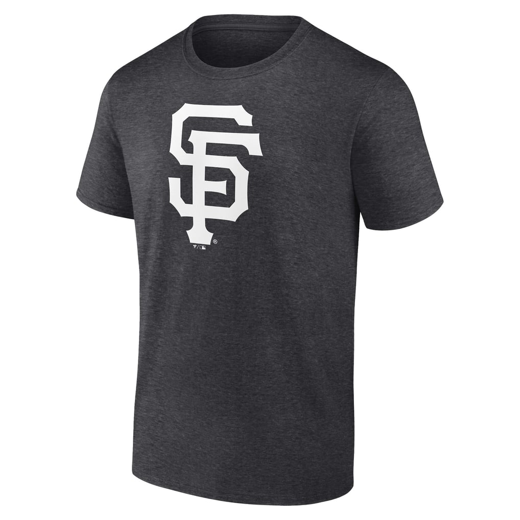 San Francisco Giants Personalized Monochrome Name & Number T-Shirt - Charcoal