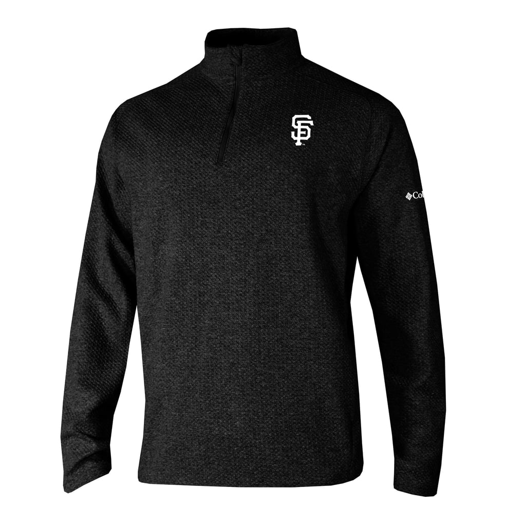 San Francisco Giants Columbia  Swingcraft Quarter-Zip Pullover - Black