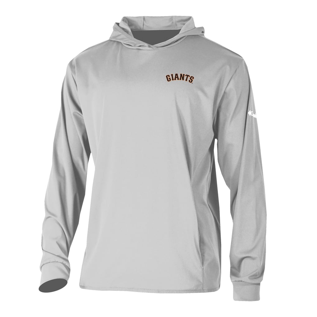  San Francisco Giants Columbia Long Drive Pullover Hoodie - Gray
