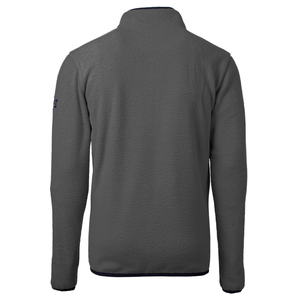  San Francisco Giants Cutter & Buck Cascade Eco Sherpa Fleece Quarter-Zip Pullover Jacket - Gray