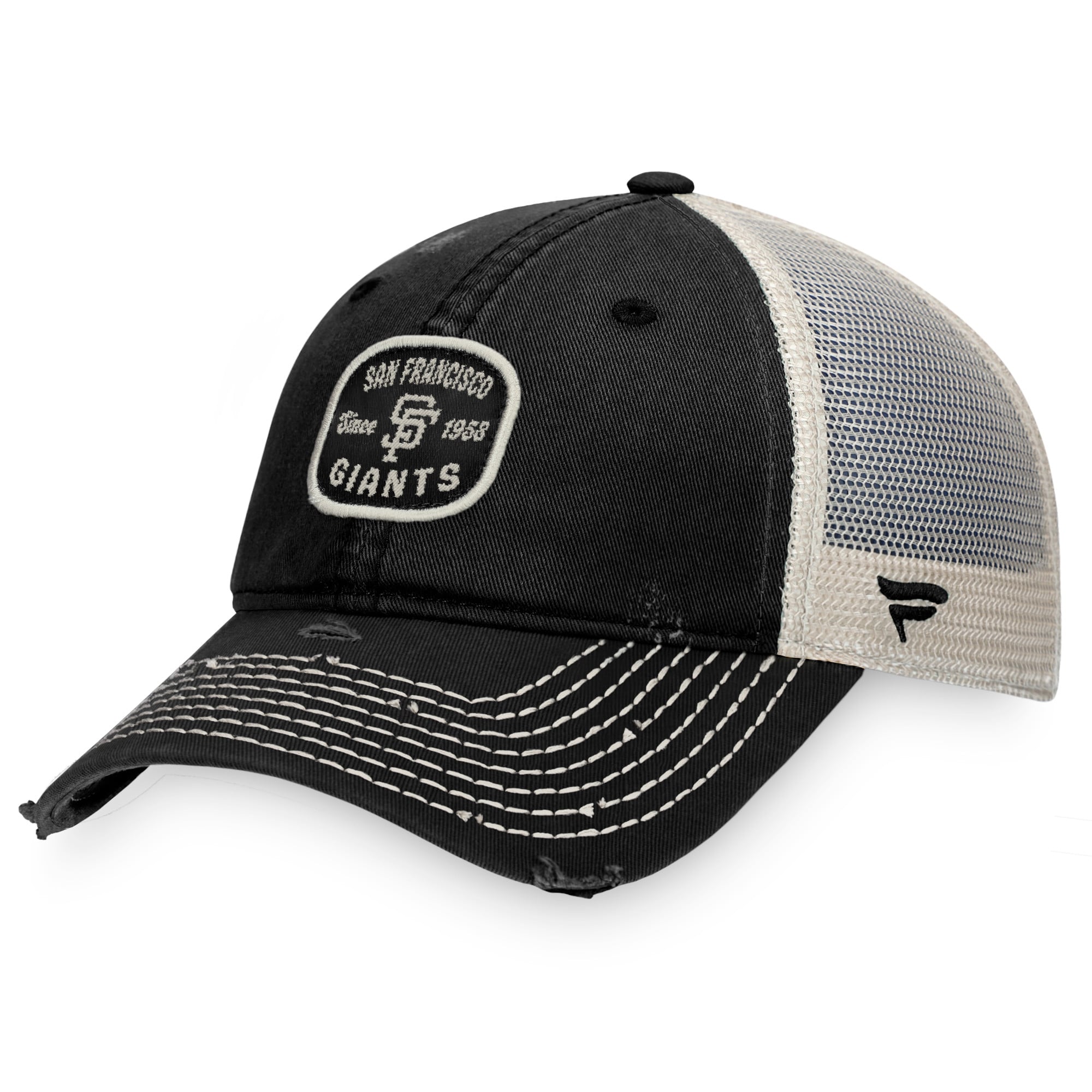 Giants Baseball Trucker Patch Hat Sports Fan San Francisco Giants Fanatics True Classic Patch Trucker  main image 4