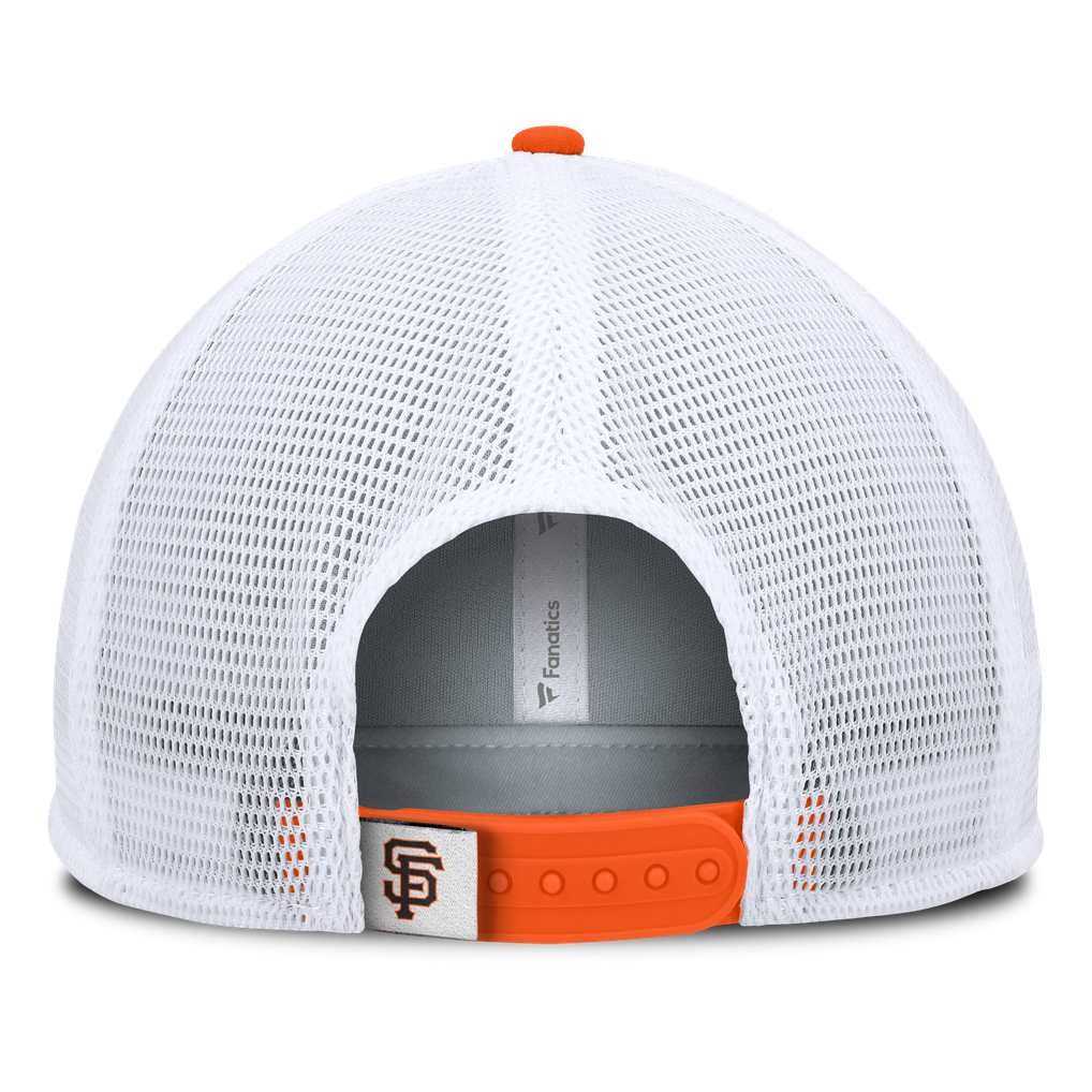 San Francisco Giants Fanatics Fundamental Foam Front Snapback Hat - Black/White