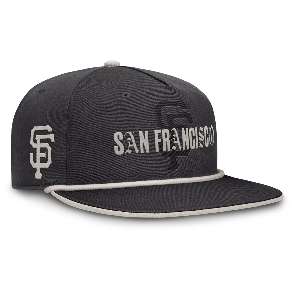 San Francisco Giants Fanatics Gapper Snapback Hat - Graphite