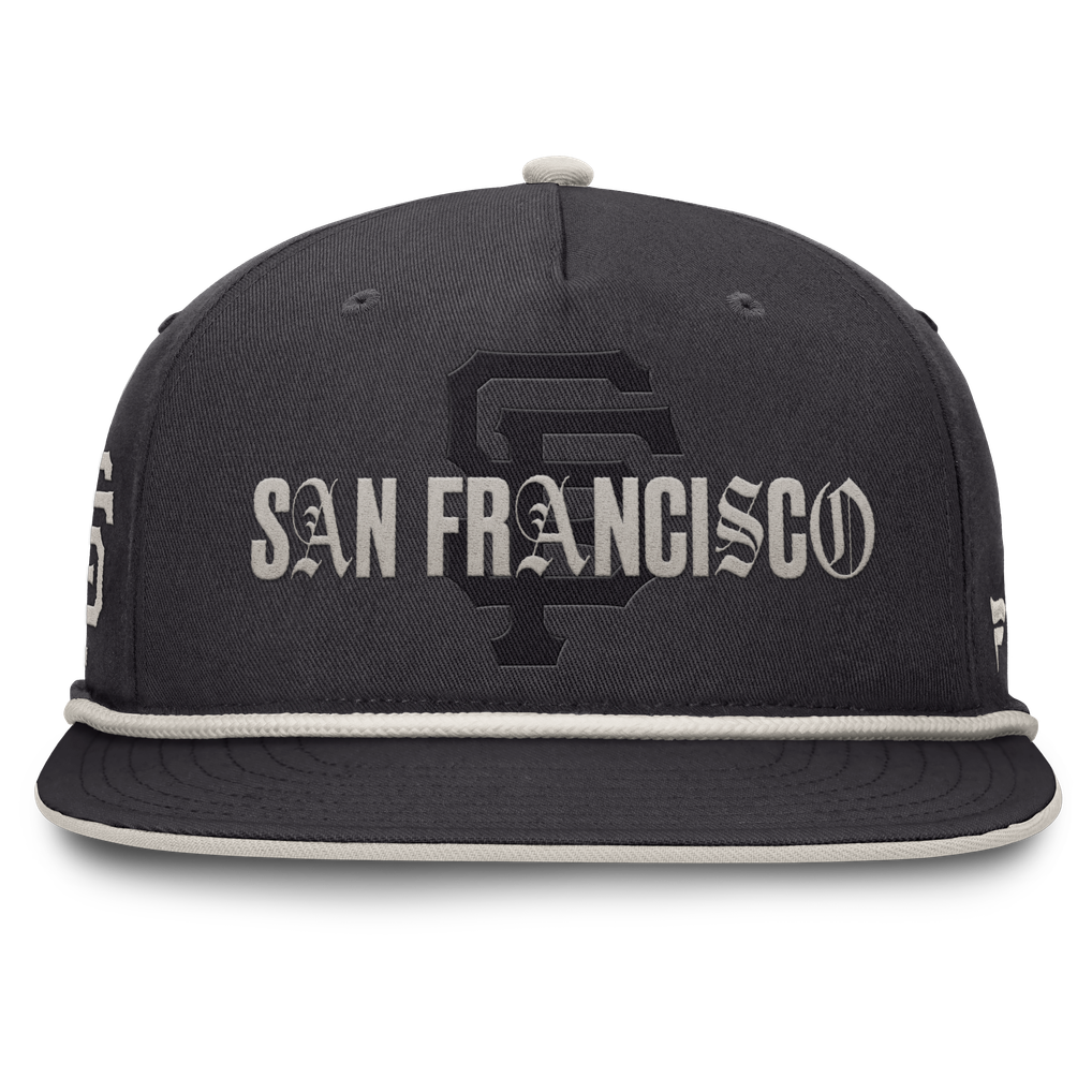 San Francisco Giants Fanatics Gapper Snapback Hat - Graphite