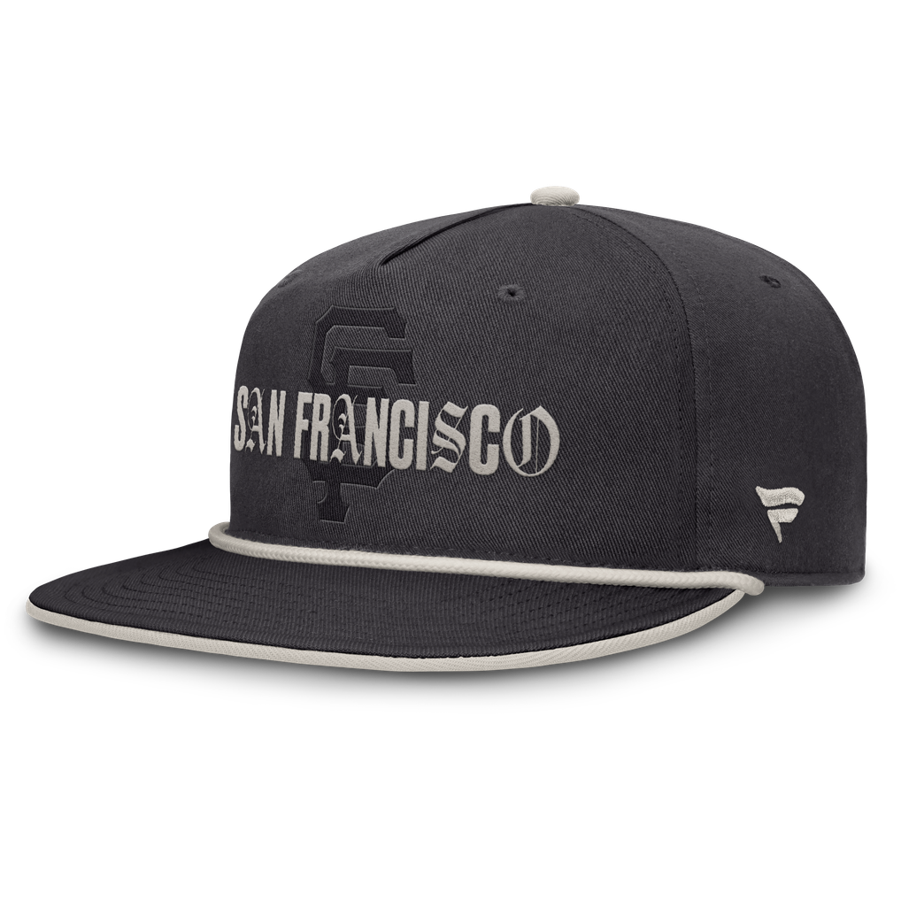 San Francisco Giants Fanatics Gapper Snapback Hat - Graphite