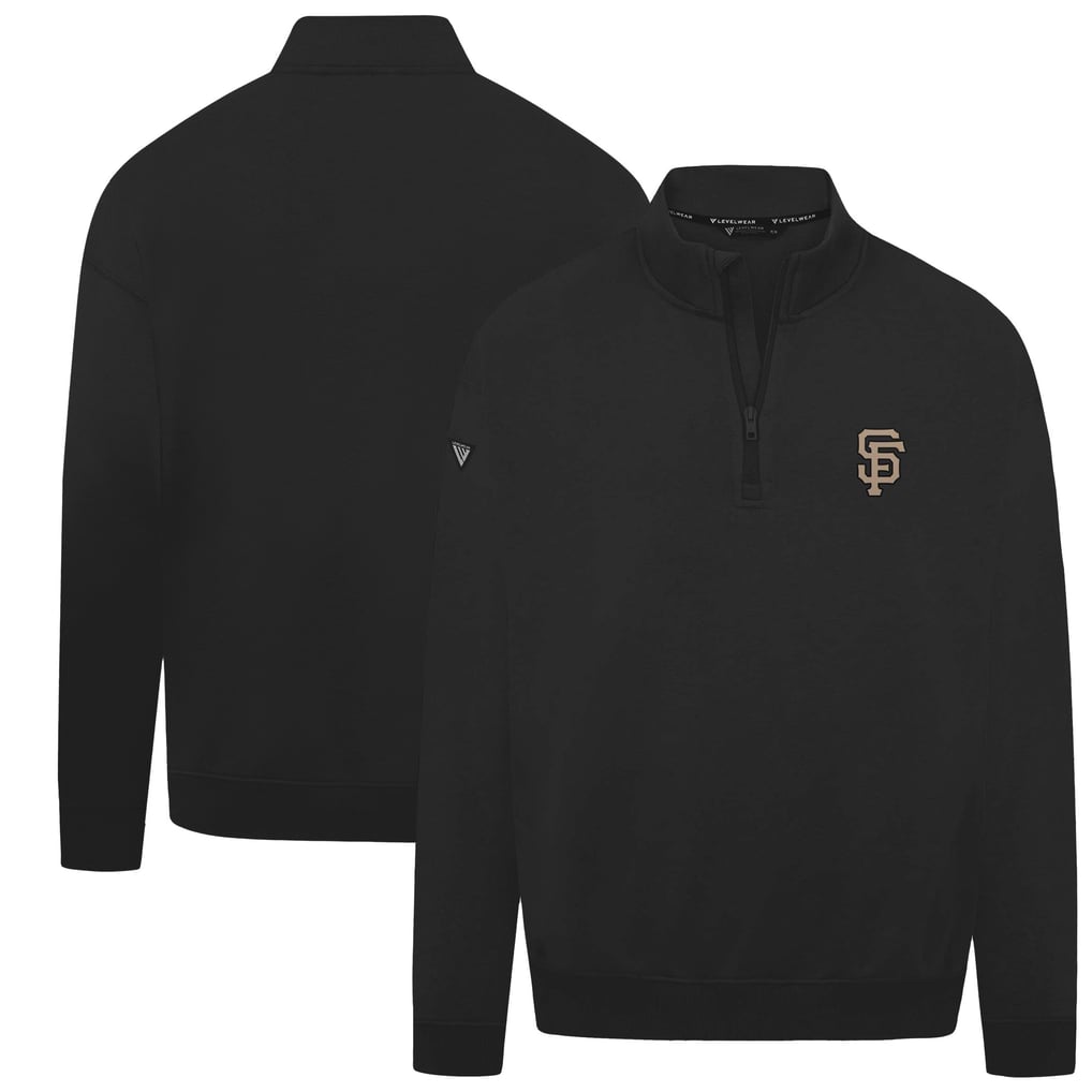 San Francisco Giants Levelwear Murray Quarter-Zip Sweatshirt - Black