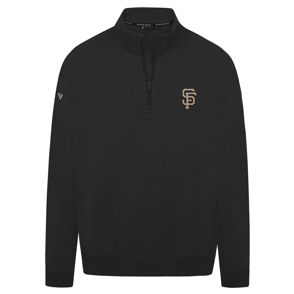 San Francisco Giants Levelwear Murray Quarter-Zip Sweatshirt - Black