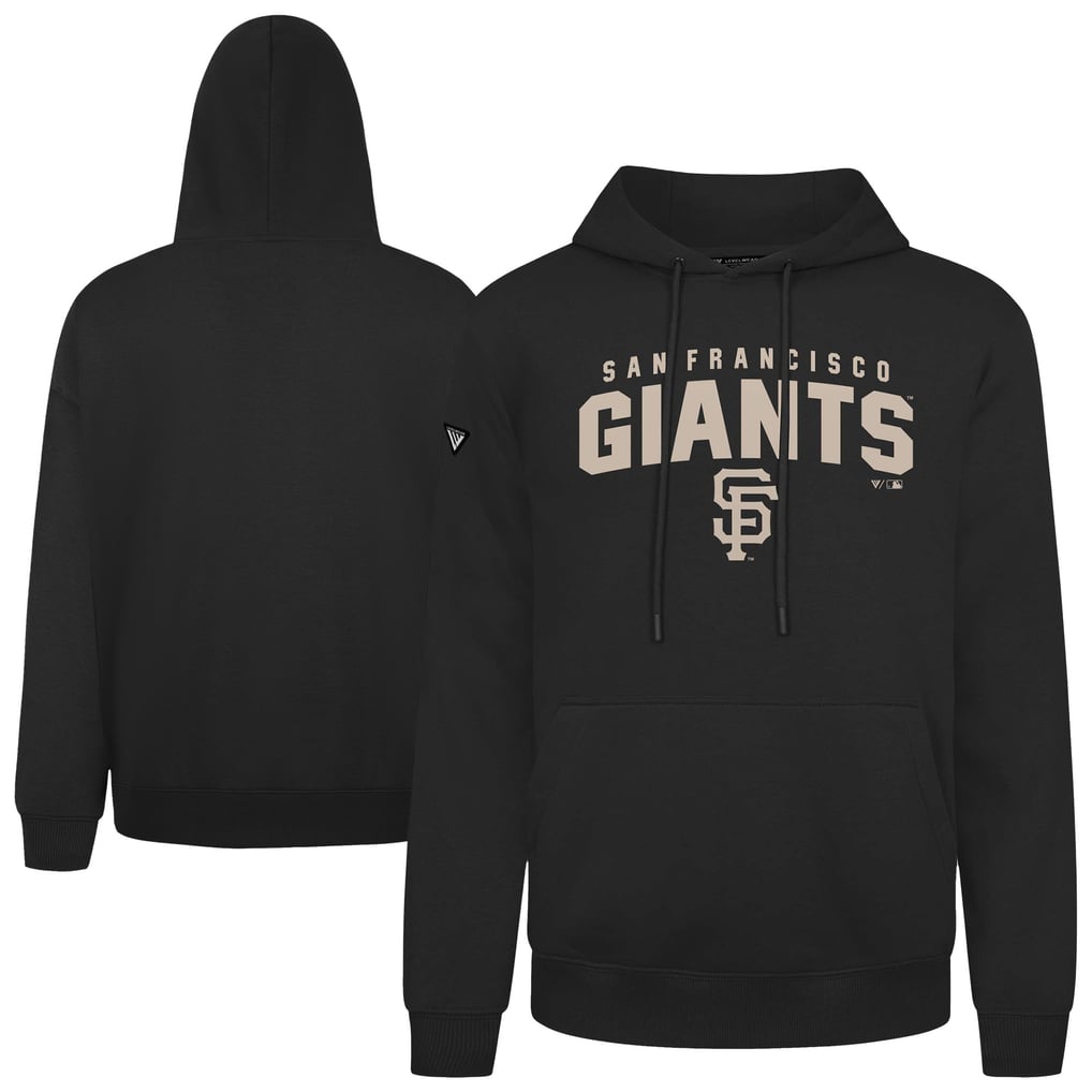 San Francisco Giants Levelwear Podium Team Arch Pullover Hoodie - Black