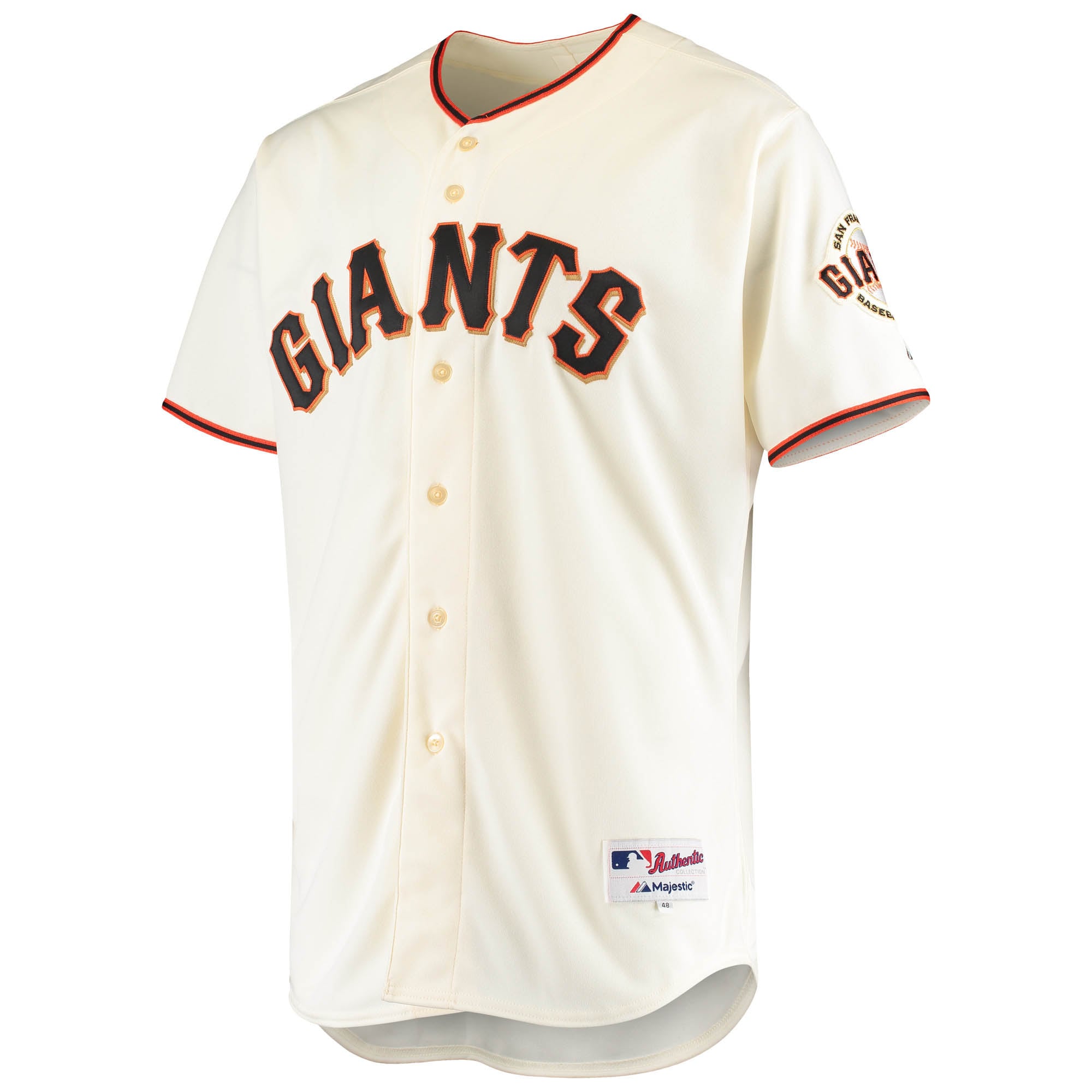 Men's San Francisco Giants Majestic Cream Home Flex Base Jersey