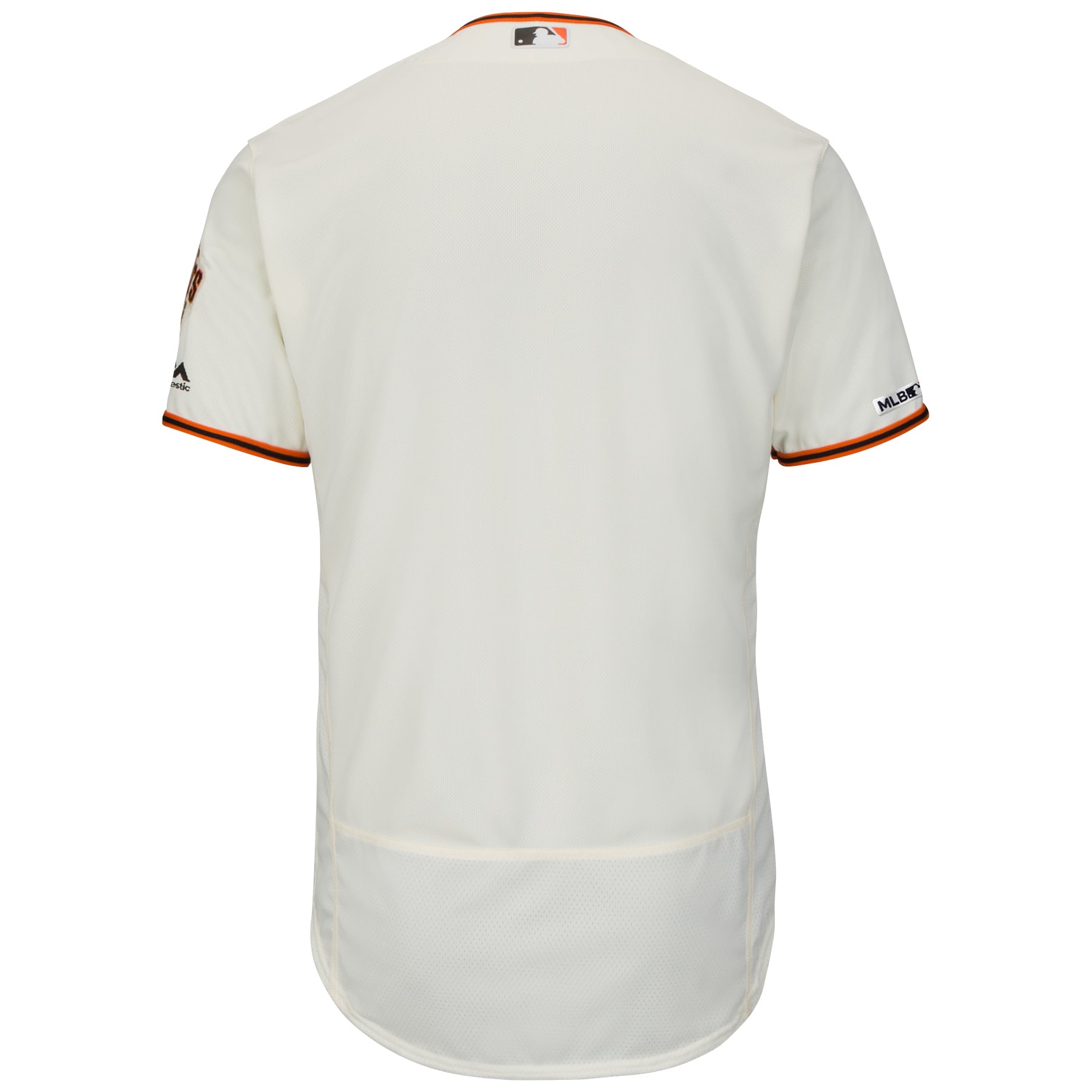 Men's San Francisco Giants Majestic Home Ivory Flex Base Authentic