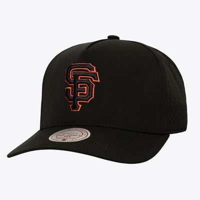  San Francisco Giants Mitchell & Ness Perfect Pop Pro Snapback Hat - Black
