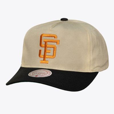  San Francisco Giants Mitchell & Ness Retro Roots Deadstock Cooperstown Adjustable Hat - Cream