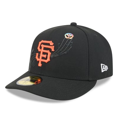 San Francisco Giants New Era City Icon Pin 59FIFTY Fitted Hat - Black