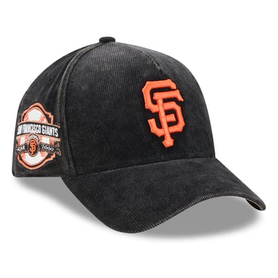 San Francisco Giants New Era Corduroy A-Frame 59FORTY Fitted Hat - Black