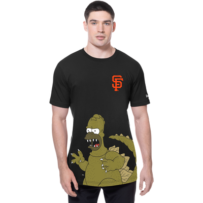  San Francisco Giants New Era MLB x Simpsons Local T-Shirt - Black