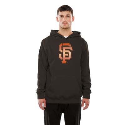  San Francisco Giants New Era Gradient Monogram Pullover Hoodie - Brown