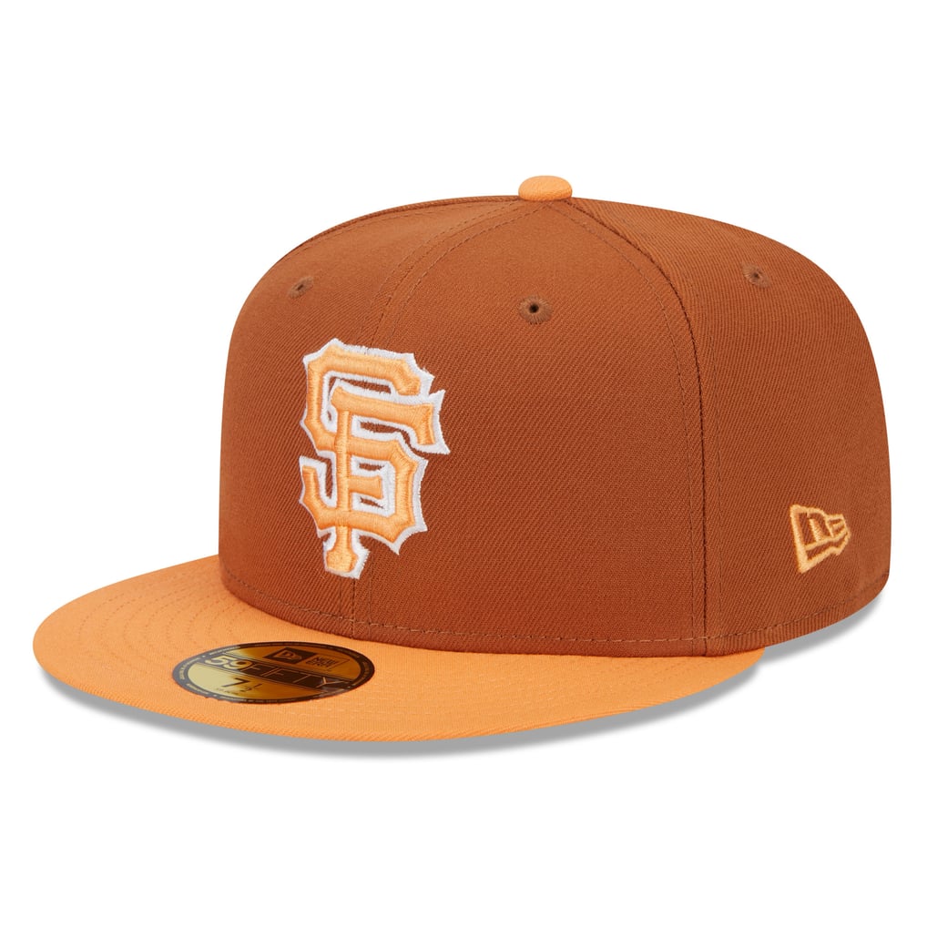 San Francisco Giants New Era Spring Color Basic Two-Tone 59FIFTY Fitted Hat - Brown/Orange