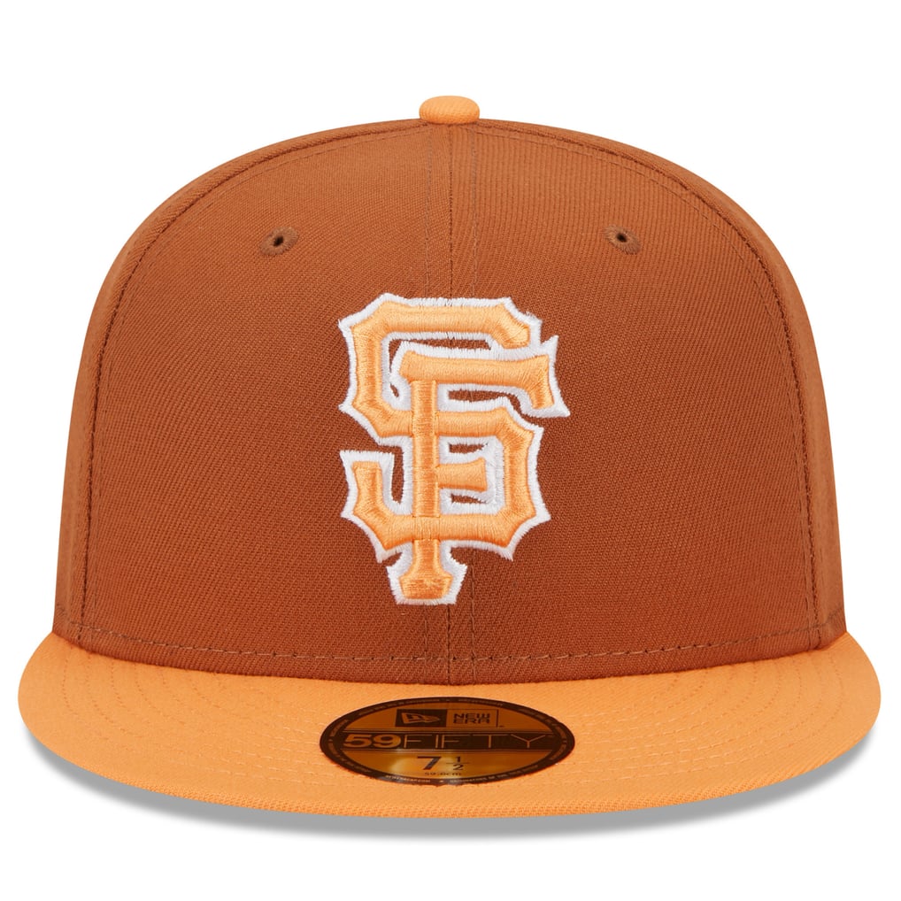 San Francisco Giants New Era Spring Color Basic Two-Tone 59FIFTY Fitted Hat - Brown/Orange