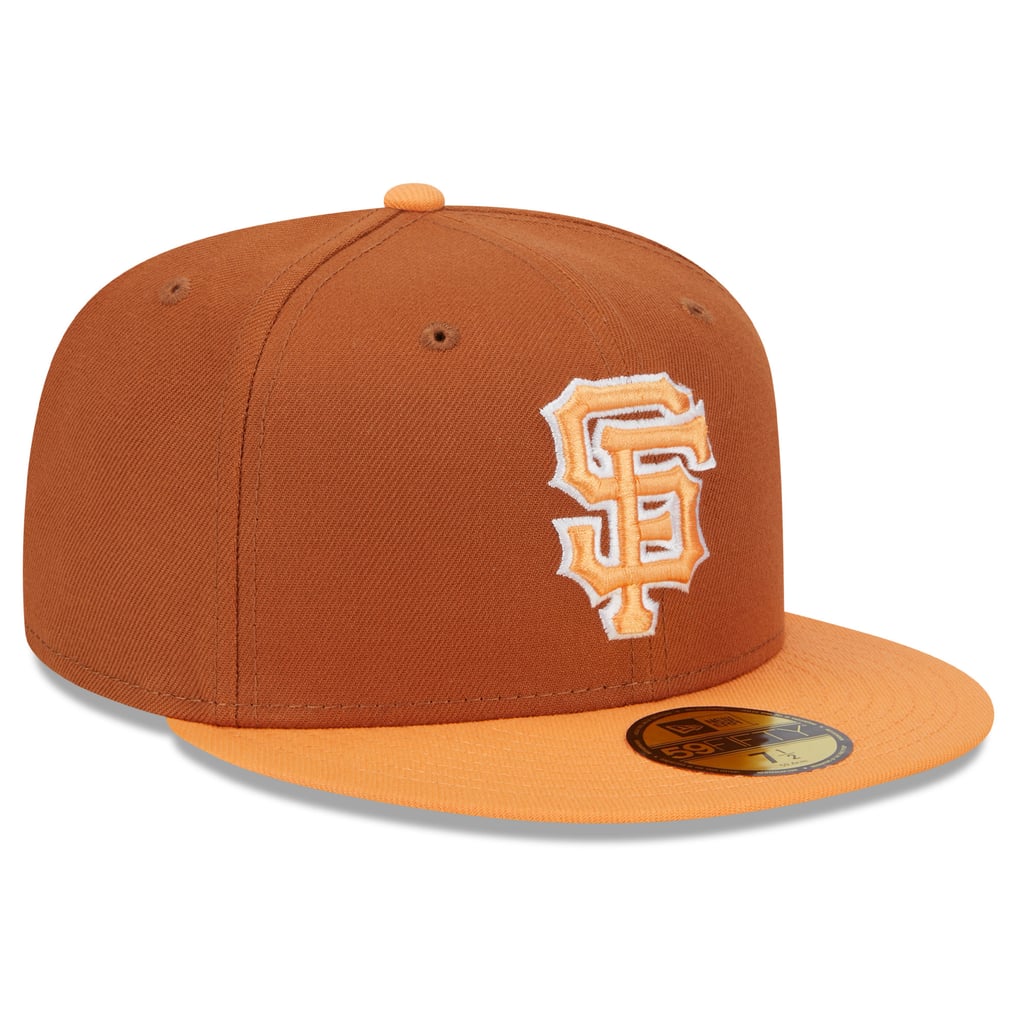 San Francisco Giants New Era Spring Color Basic Two-Tone 59FIFTY Fitted Hat - Brown/Orange